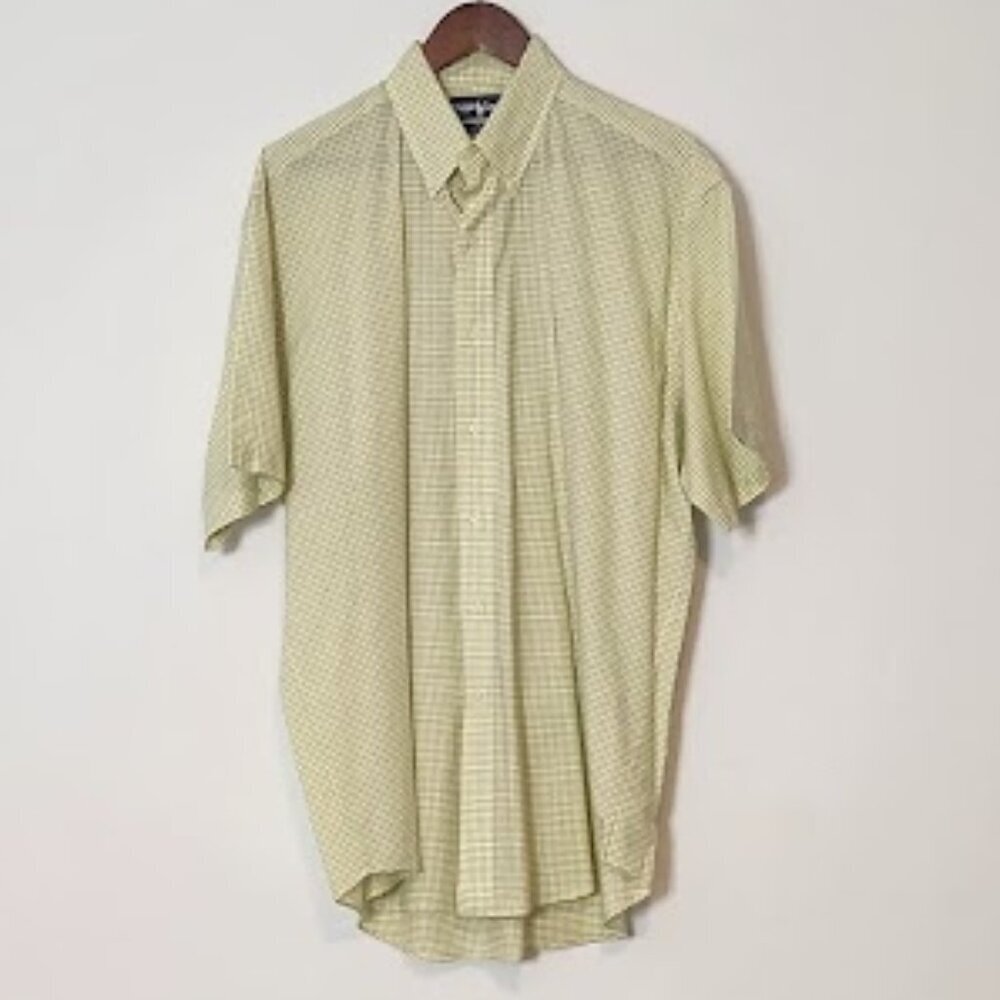 Ralph Lauren Men's Short Sleeve Button-down Shirt Size Large